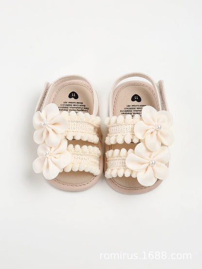 Cute Princess-style Sandals For Babies And Toddlers Suitable For All Seasons