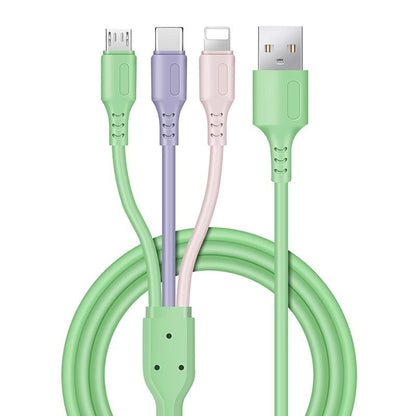 Data Cable Three-in-one Mobile Phone Charging Cable