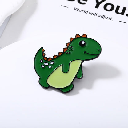 Cartoon Creative Cute Mini Dinosaur Brooch