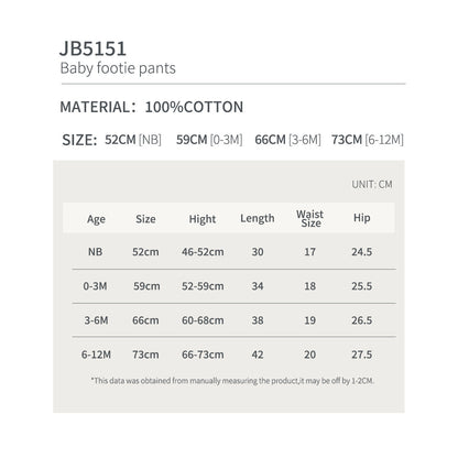 Baby Footed Pants Pure Cotton Pants For Boys And Girls