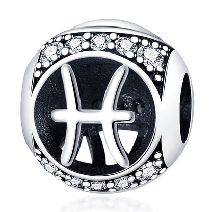 12 Zodiac Sign Bead Accessories For DIY Bracelets