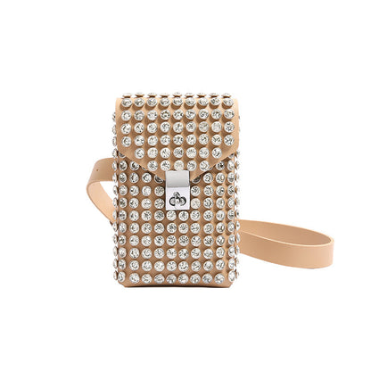 Single-shoulder Bag Instagram-style Rhinestone Design