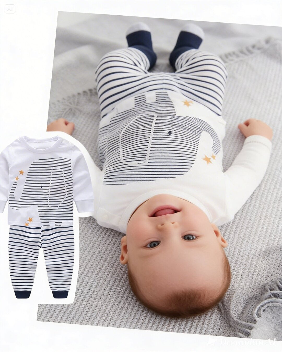 Babies Elephant Clothing Set - # BAAA71710002