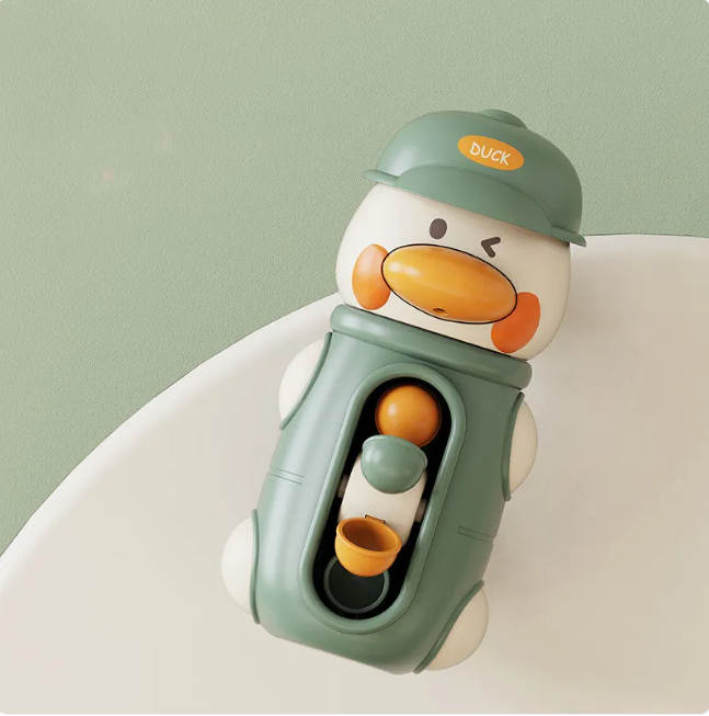 Baby Bath Toys | Cute Duck & Elephant Waterwheel | With Suction Cup - # BAGE81110018 & BAGE11610007