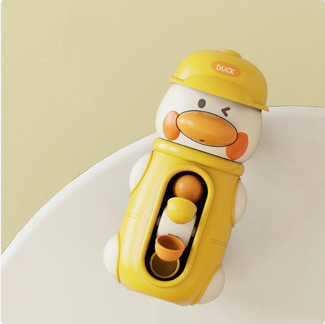 Baby Bath Toys | Cute Duck & Elephant Waterwheel | With Suction Cup - # BAGE81110018 & BAGE11610007