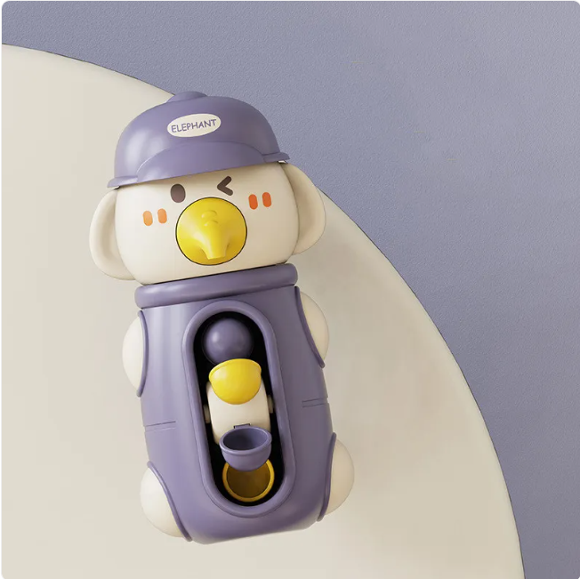 Baby Bath Toys | Cute Duck & Elephant Waterwheel | With Suction Cup - # BAGE81110018 & BAGE11610007