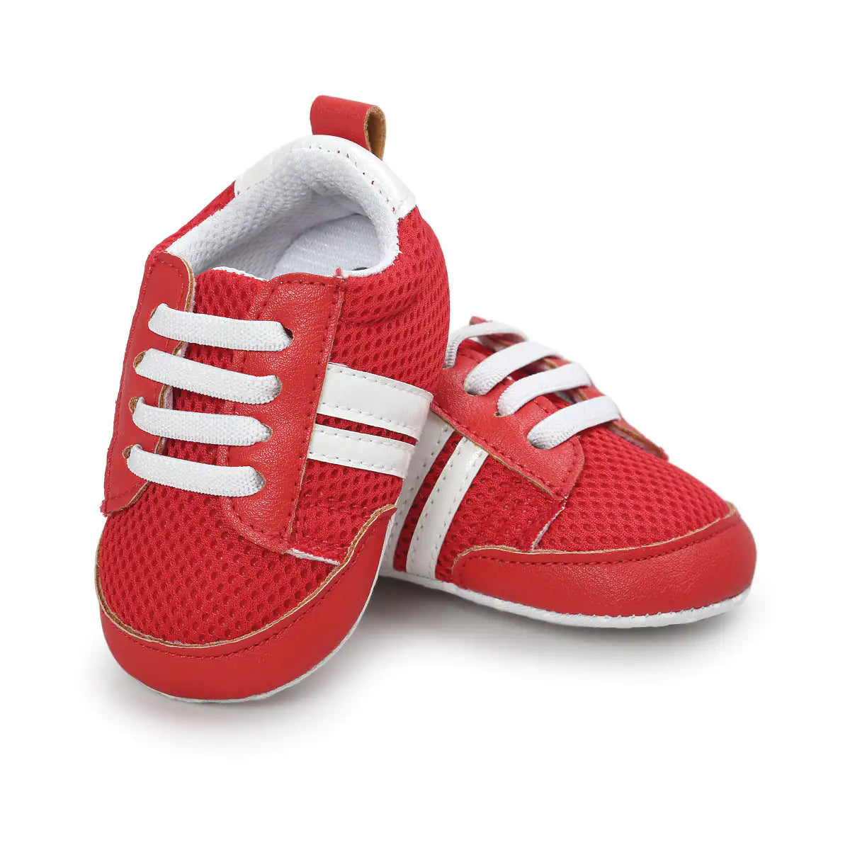 Baby Boy Girl Moccasins Shoes Infant PU Leather Non-slip Soft Newborn Sneakers - # GIAA71310003