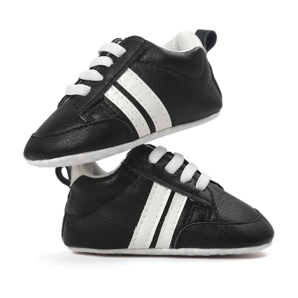 Baby Boy Girl Moccasins Shoes Infant PU Leather Non-slip Soft Newborn Sneakers - # GIAA71310003