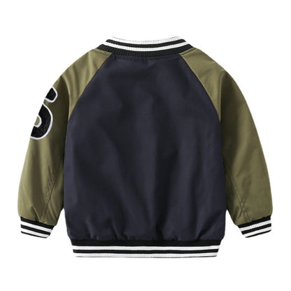 Baby Boy's Baseball Jacket | For Spring & Autumn - # BOAA12210003