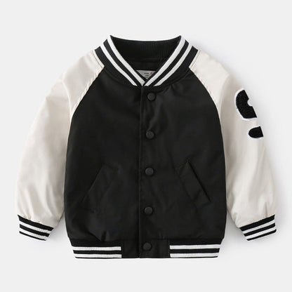 Baby Boy's Baseball Jacket | For Spring & Autumn - # BOAA12210003