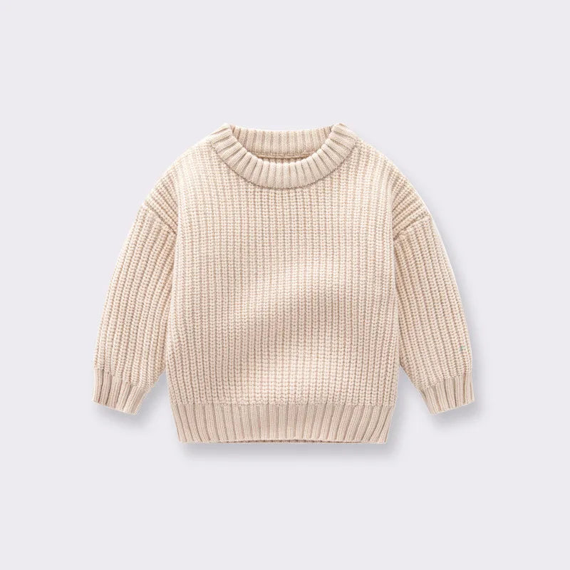 Baby Boys/Girls Children Autumn And Winter Loose Knitted Coat Sweater - # BOAA111010001