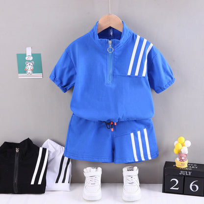 Baby Boys' Short Sleeve T-Shirt and Shorts Set - # BAAA51210061 & BOAA11310010