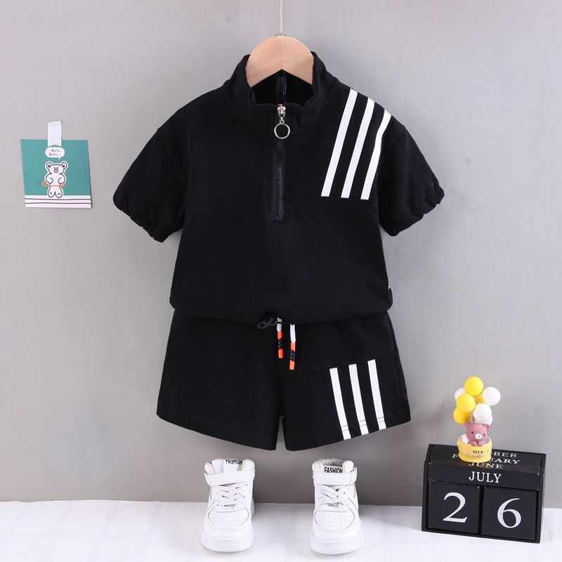 Baby Boys' Short Sleeve T-Shirt and Shorts Set - # BAAA51210061 & BOAA11310010