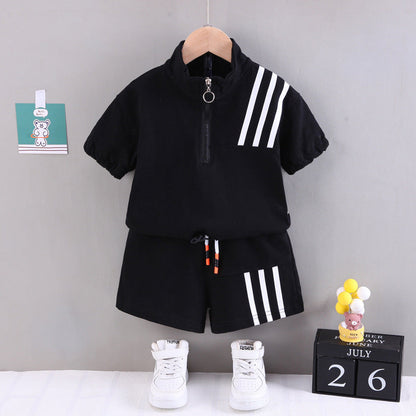 Baby Boys' Short Sleeve T-Shirt and Shorts Set - # BAAA51210061 & BOAA11310010
