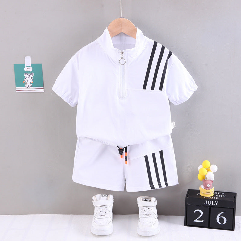 Baby Boys' Short Sleeve T-Shirt and Shorts Set - # BAAA51210061 & BOAA11310010