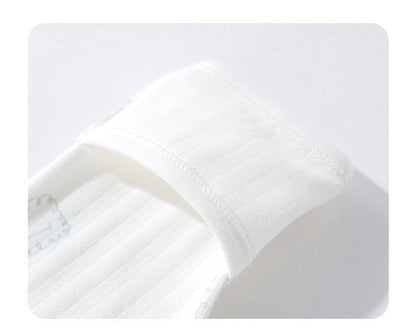 Baby Cotton Long Sleeve Top with Half Back Design - # BAAA61110002