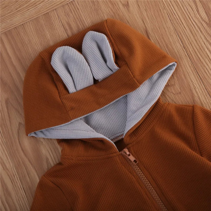 Baby Deer Hooded Jumpsuit - # BA	AA21110012
