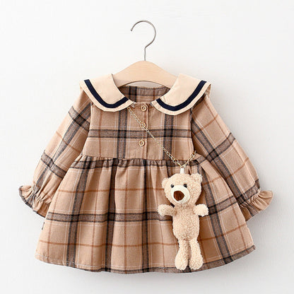 Baby Girl Long Sleeve Dress for Spring and Autumn - # BAAA51110023 & GIAA211710034