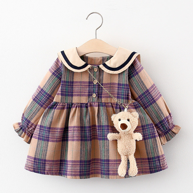 Baby Girl Long Sleeve Dress for Spring and Autumn - # BAAA51110023 & GIAA211710034