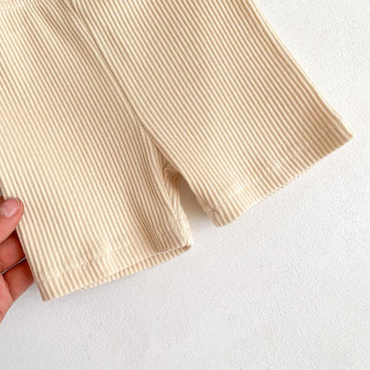 Baby Girls Boys Anti-Slip Cotton Summer Leggings - # BAAA1B1910001