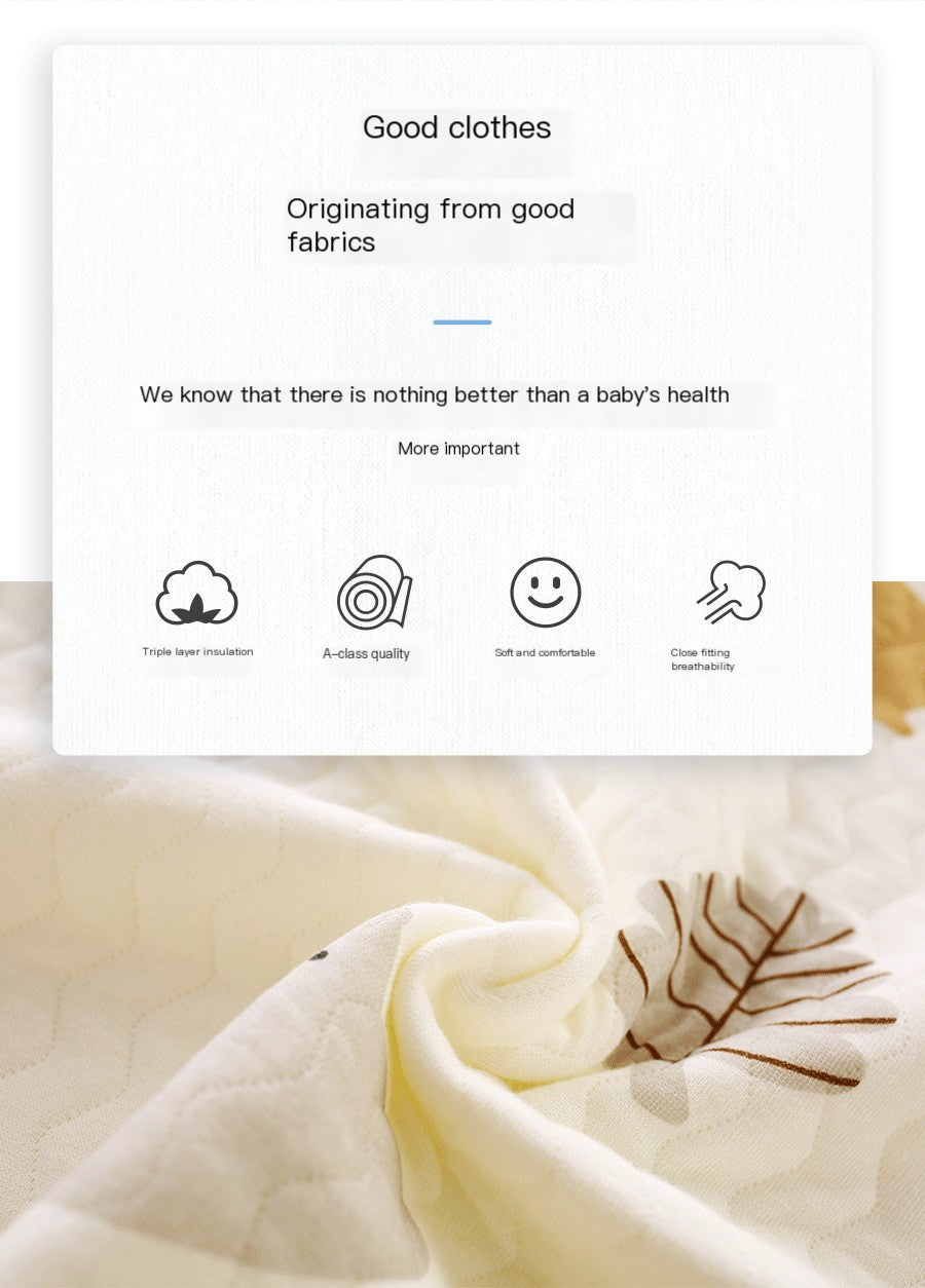 Baby Swaddle Blanket - All Seasons, 3-Layer Warmth - # BAGE41210025