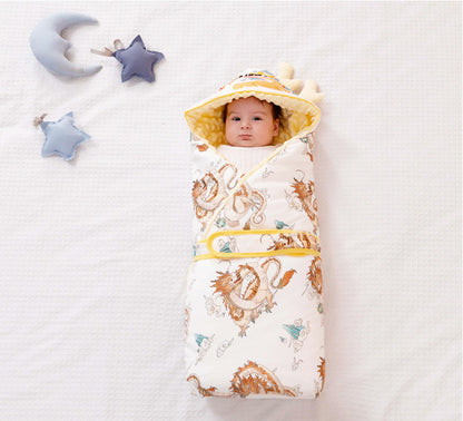 Baby Swaddle Blanket with Cotton for Newborns (Autumn/Winter) - # BAGE41210027