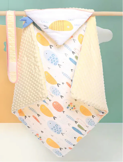 Baby Swaddle Blanket with Cotton for Newborns (Autumn/Winter) - # BAGE41210027