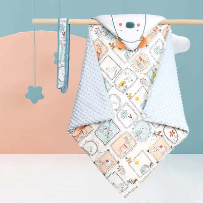 Baby Swaddle Blanket with Cotton for Newborns (Autumn/Winter) - # BAGE41210027