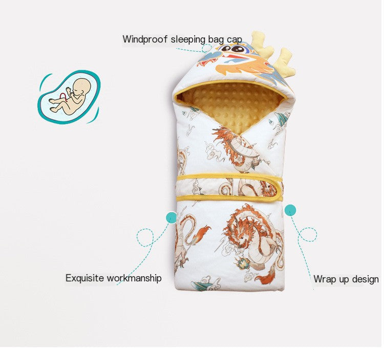 Baby Swaddle Blanket with Cotton for Newborns (Autumn/Winter) - # BAGE41210027