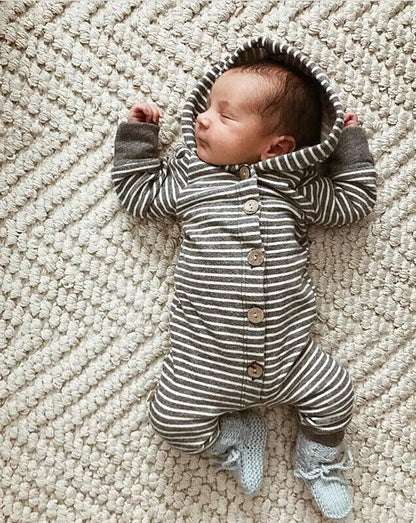 Baby Toddler Hooded Romper - # BAAA21110022