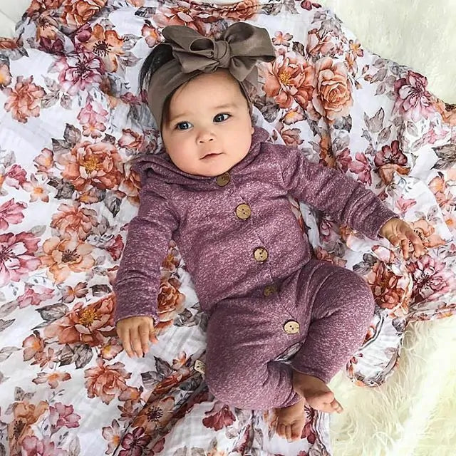Baby Toddler Hooded Romper - # BAAA21110022