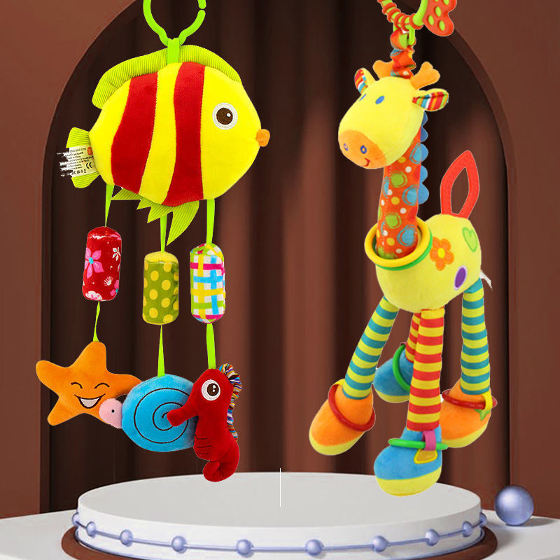 Baby Toy Rattle | For Strollers and Car Seats | 0-1 Year - # BAGE81110014