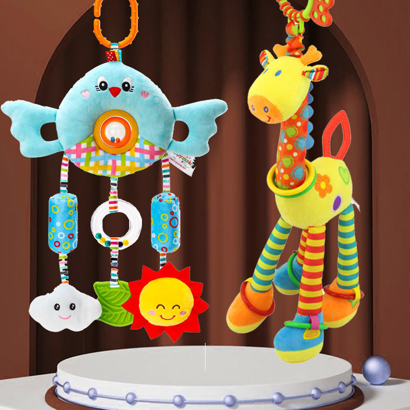 Baby Toy Rattle | For Strollers and Car Seats | 0-1 Year - # BAGE81110014