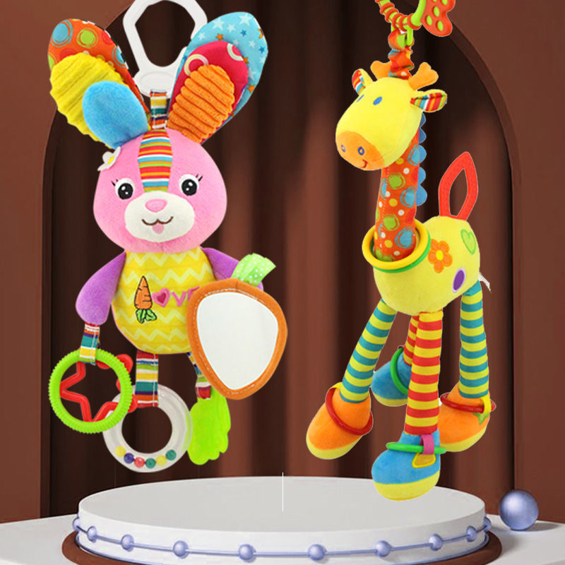 Baby Toy Rattle | For Strollers and Car Seats | 0-1 Year - # BAGE81110014