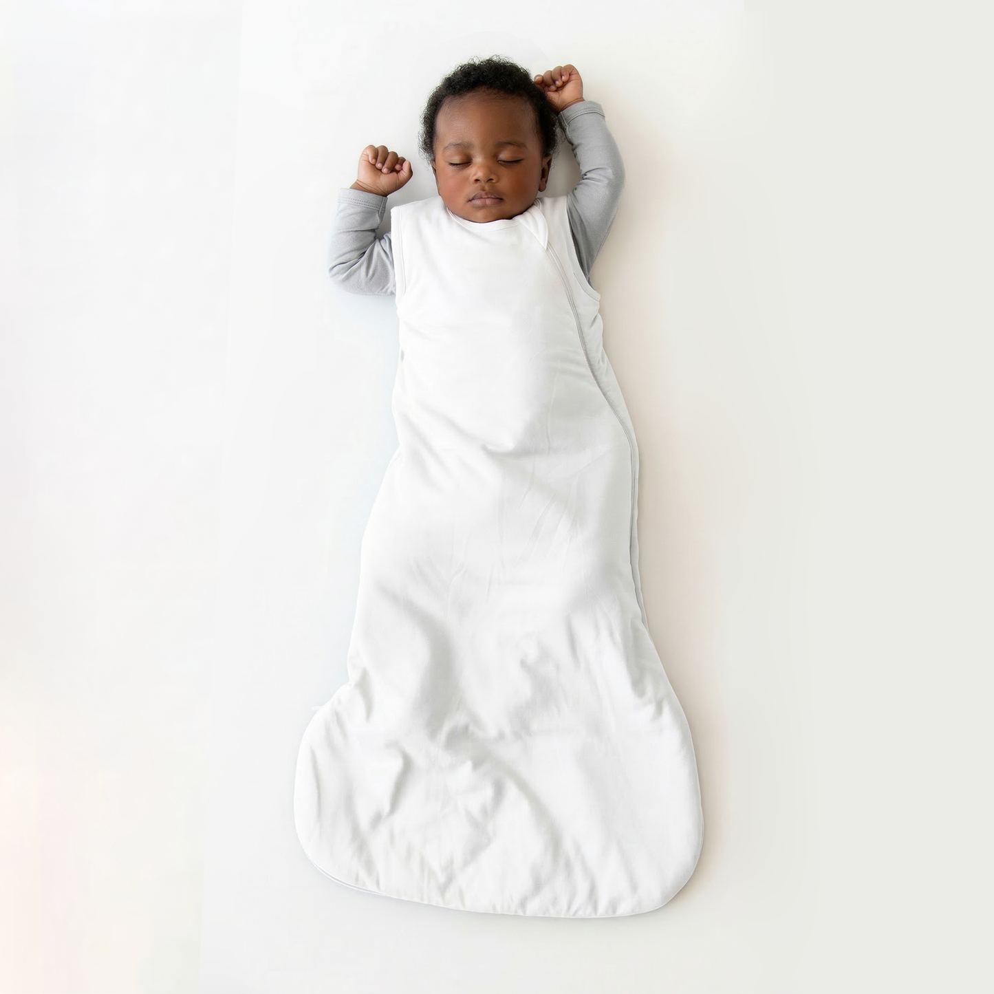 Bamboo Sleep Sack 0.5 TOG in White