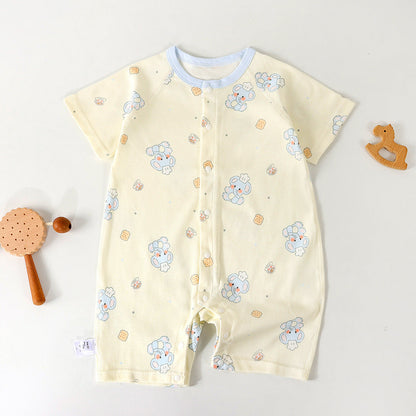 Fashionable Newborn Long-sleeve Bodysuit Loungewear