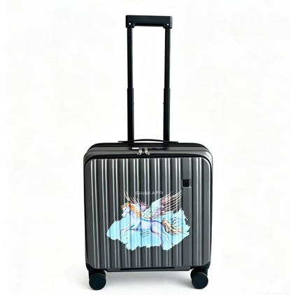 Side Opening Small Luggage Compartment, 20 Inch Compact Wheeled Travel Bag, Suitable For Carrying Around, Lightweight And Practical