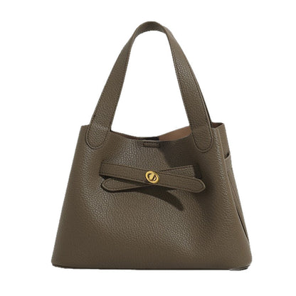 Fashionable Bucket Bag With A Cross-body Strap