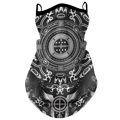 Motorcycle Riding Sun-protection Face Mask Ear-loop Headscarf