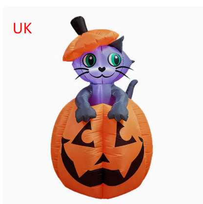 Halloween Inflatable Cartoon Cat Decoration