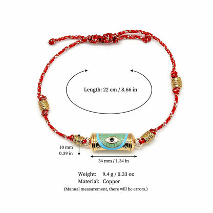 Evil Eye Kaleidoscope Necklace Clavicle Chain