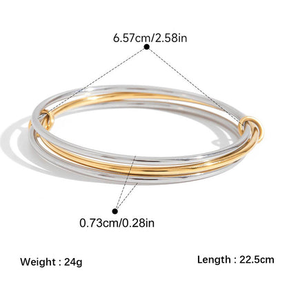 High-end Stainless Steel Zircon Bracelet That Wont Fade