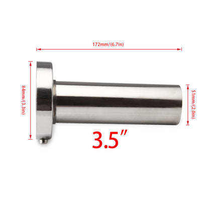 Car Universal Exhaust Pipe Silencer Adjustable 304 Stainless Steel