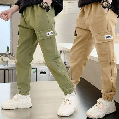 Boys Cargo Pants Spring Autumn - # BOAA12410008