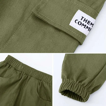 Boys Cargo Pants Spring Autumn - # BOAA12410008