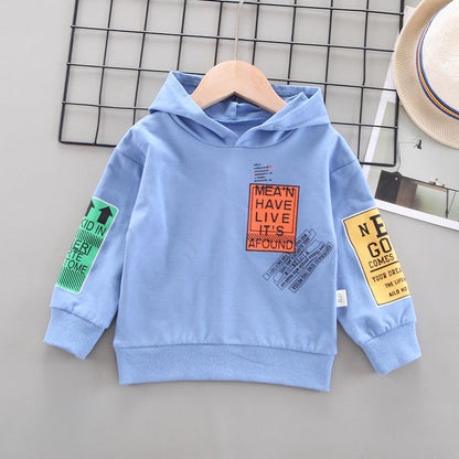 Boy's Corduroy Hooded Jacket for Spring and Autumn - # BOAA11210004 & BAAA111210002