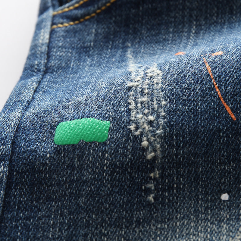 Boys' Denim Pants, New Spring Autumn Korean Style - # BOAA11410013