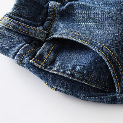 Boys' Denim Pants, New Spring Autumn Korean Style - # BOAA11410013