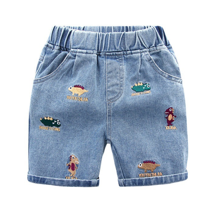 Boys' Denim Shorts for Ages 3-8 - Summer Style - # BOAA11410009