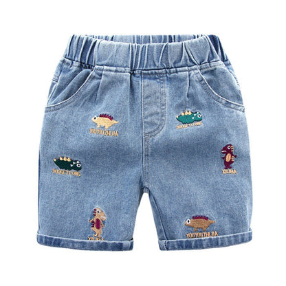 Boys' Denim Shorts for Ages 3-8 - Summer Style - # BOAA11410009
